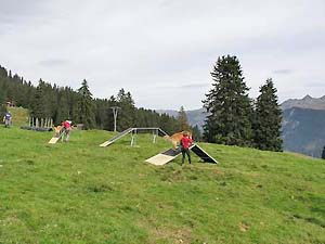 Agilitywiese  mit Panoramaaussicht